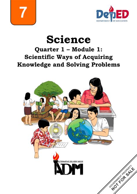 grade 7 science lessons 1st quarter|Science 7 Quarter 1 – Module 1: Scientific Ways of Acquiring Knowledge.
